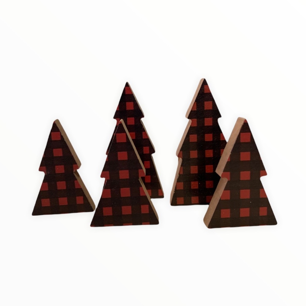 Mini Buffalo Check Trees
